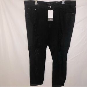 Fashion Nova Distressed Ankle Skinny Jeans Size 2X